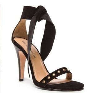 Ulla Johnson suede sandal. Ankle tie in excellent condition. Retail over $500